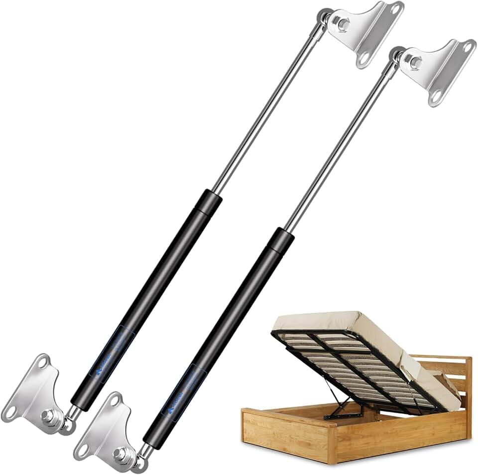 ARANA Gasdruckfedern, Gasdruckdämpfer 380mm 534N/54KG mit Halterung, 2 Stk