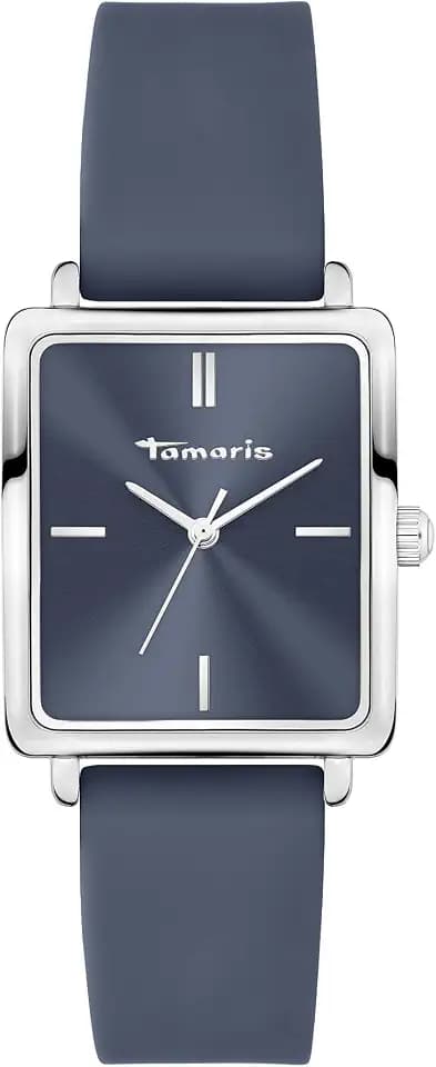 Tamaris Damenuhr - Damen Armbanduhr Gehäuse eckig, Wasserfest 3ATM