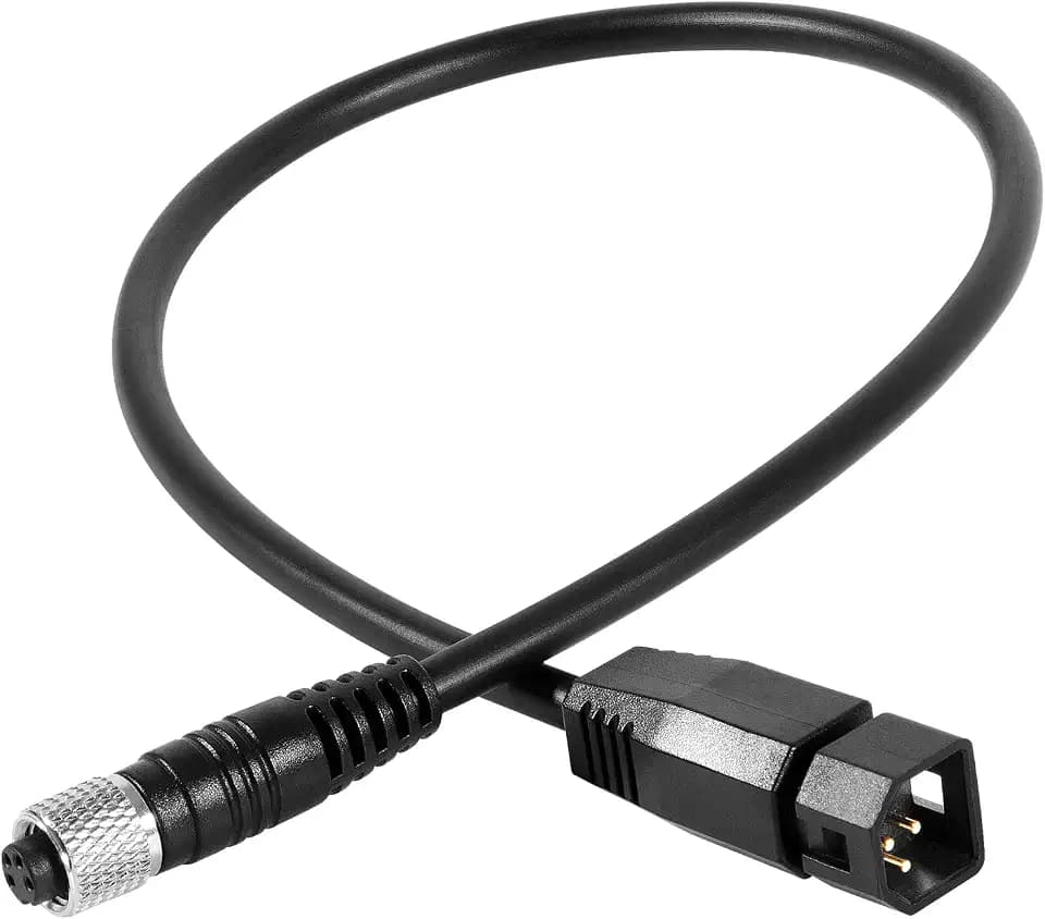 1852068 MKR-US2-8 7-Pin Transducer Adapter Cable Compatible with Humminbird Fish Finder & Minn Kota US2 Finders Universal Sonar Transducer Fish, Black