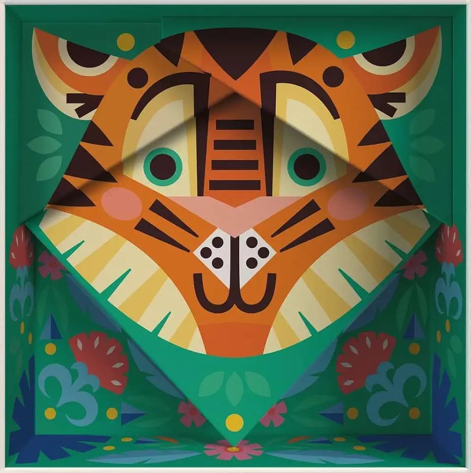 Ravensburger CreArt Tiger - Malen nach Zahlen ab 7 Jahre