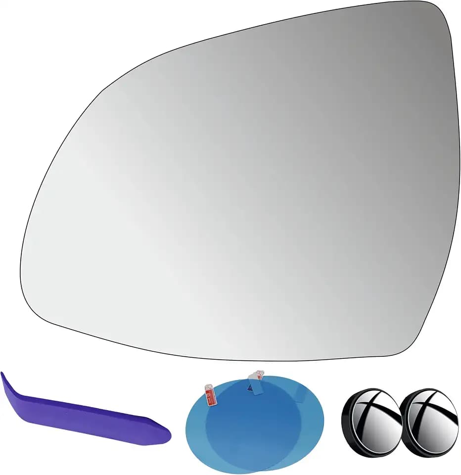Driver Side Mirror Glass Compatible with BMW X3 X4 X5 X6