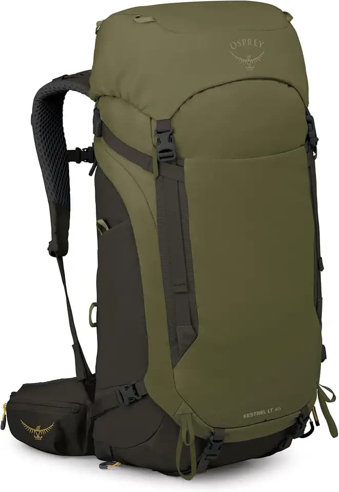 Osprey Kestrel LT 45L Men's Backpacking Backpack, Green OS