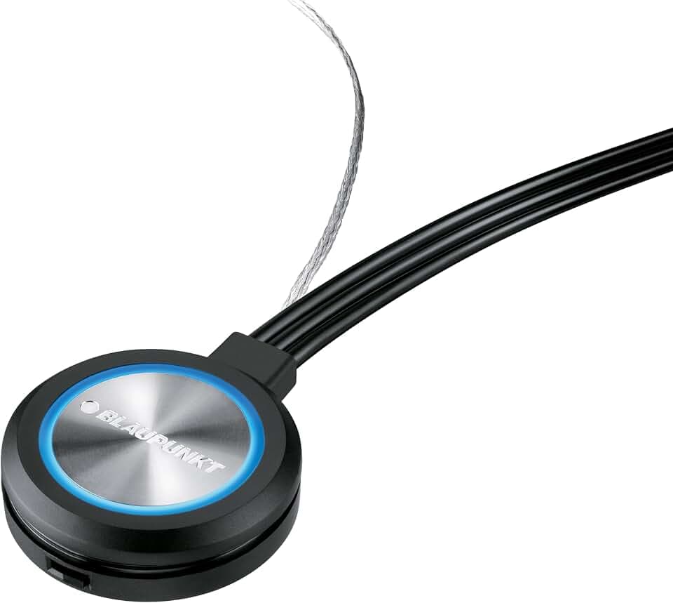 BLAUPUNKT Aktive Scheibenklebeantenne Funline FM/AM, DAB/DAB+, schwarz, transparent