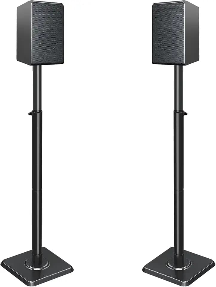 Mounting Dream Height Adjustable Speaker Stands for Bookshelf Speakers