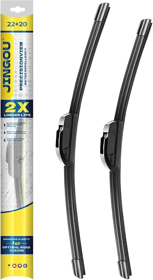 22" + 20" Front Windshield Wiper Blades Compatible with 2016-2022 Toyota Tacoma 2003-2009 Toyota 4Runner OEM QUALITY Premium All-Season Automotive Replacement Wipers(Pack of 2)