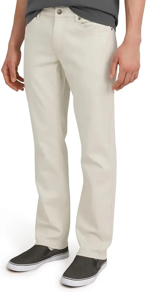 Quiksilver Men's 5 Pocket Straight Fit Stretch Waist Casual Chino Pants