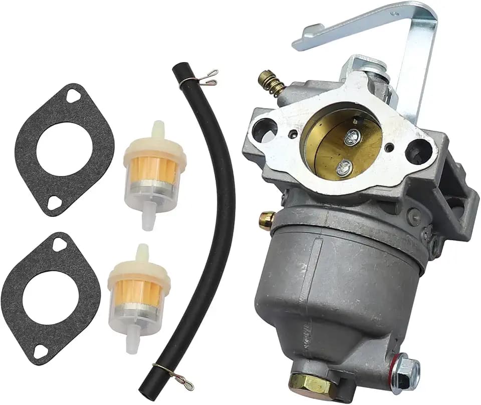 SecosAutoparts Carburetor Generator Pressure Washer Compatible with Yamaha MZ300 Engine NO Solenoid Head Generator Pressure Washer With Fuel Filter Line