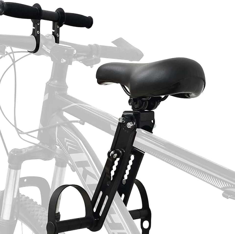 Mountainbike-Kindersitz, Vorne montierte Fahrradsitze für Kinder mit Armlehnenrahmen, Geeignet für Kinder im Alter von 2-5 Jahren