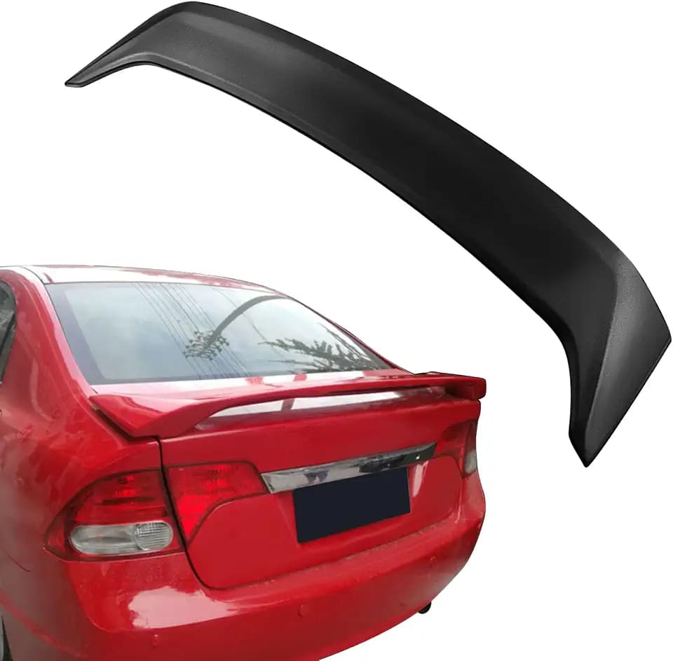 SCITOO ABS Spoiler Wing Fits for 2006-2011 for Honda for Civic Sedan