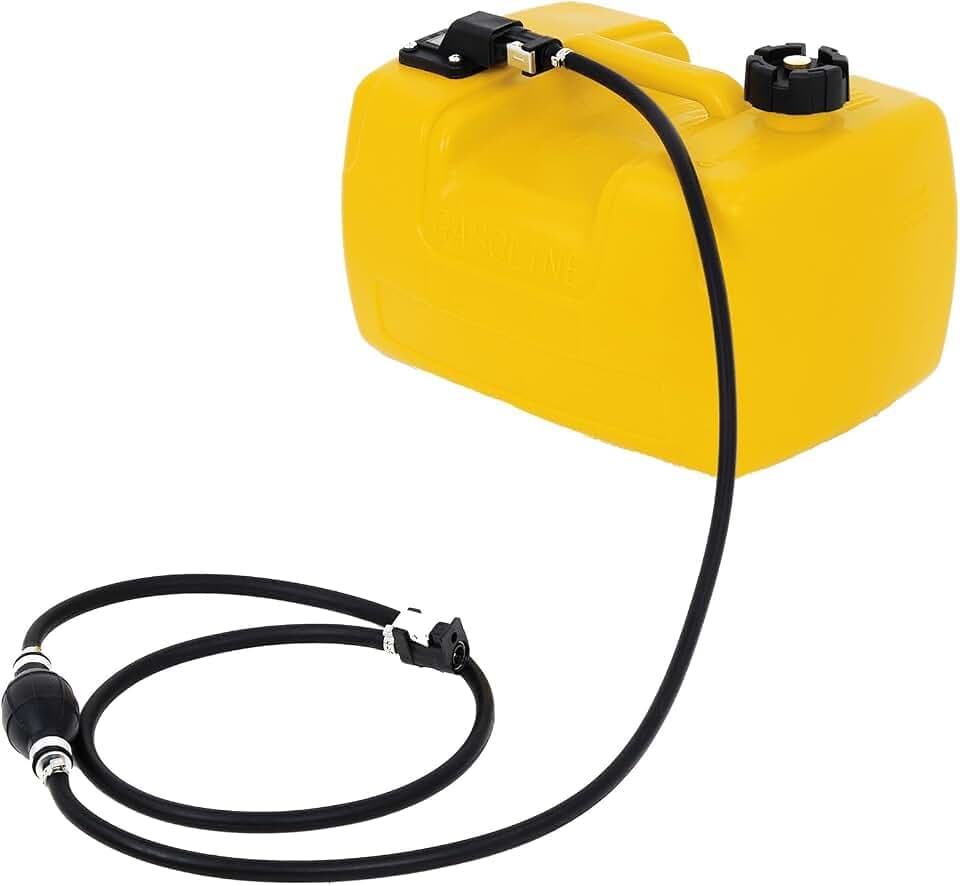 Garvee 3-Gallon Marine Boat Gas Tank with Gauge & I-Handle