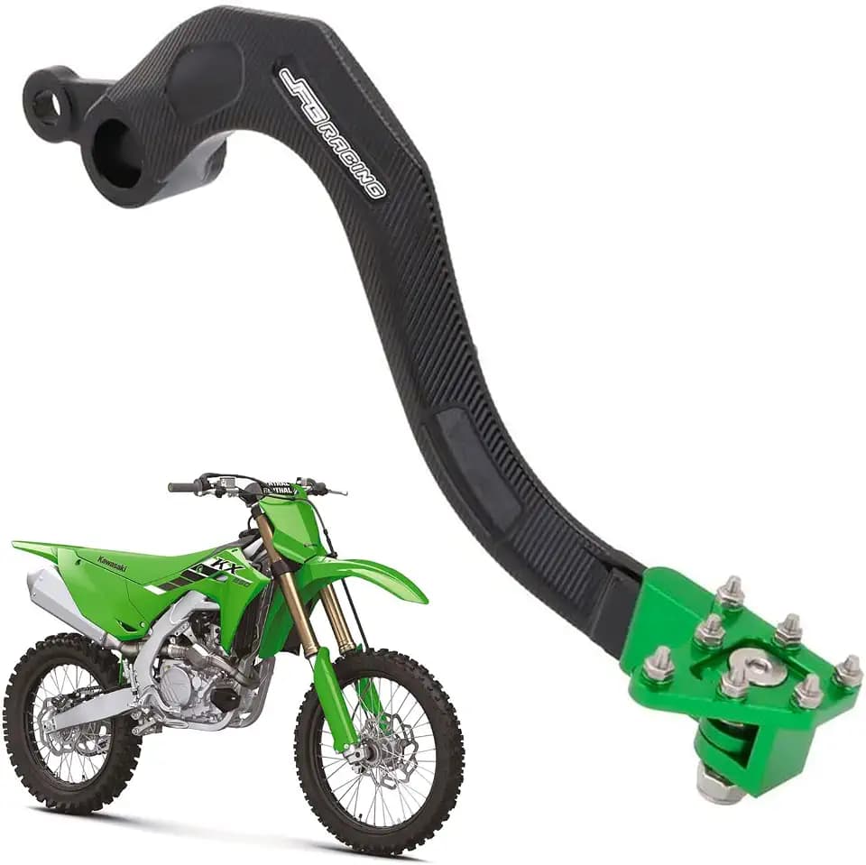 Factory Rear Brake Pedal Folding Foot Lever CNC for Kawasaki KX250F (2006-2018) KX250 (2019-2025) | Replaces OEM Part 13236-0097