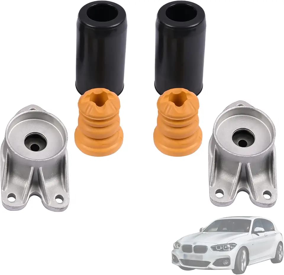 Set of 4 Suspension Strut Bumper & Strut Mount Set 33536855439 33506862725 Compatible with BMW F30 F33 F34 320i 328i 428i 2011-2021
