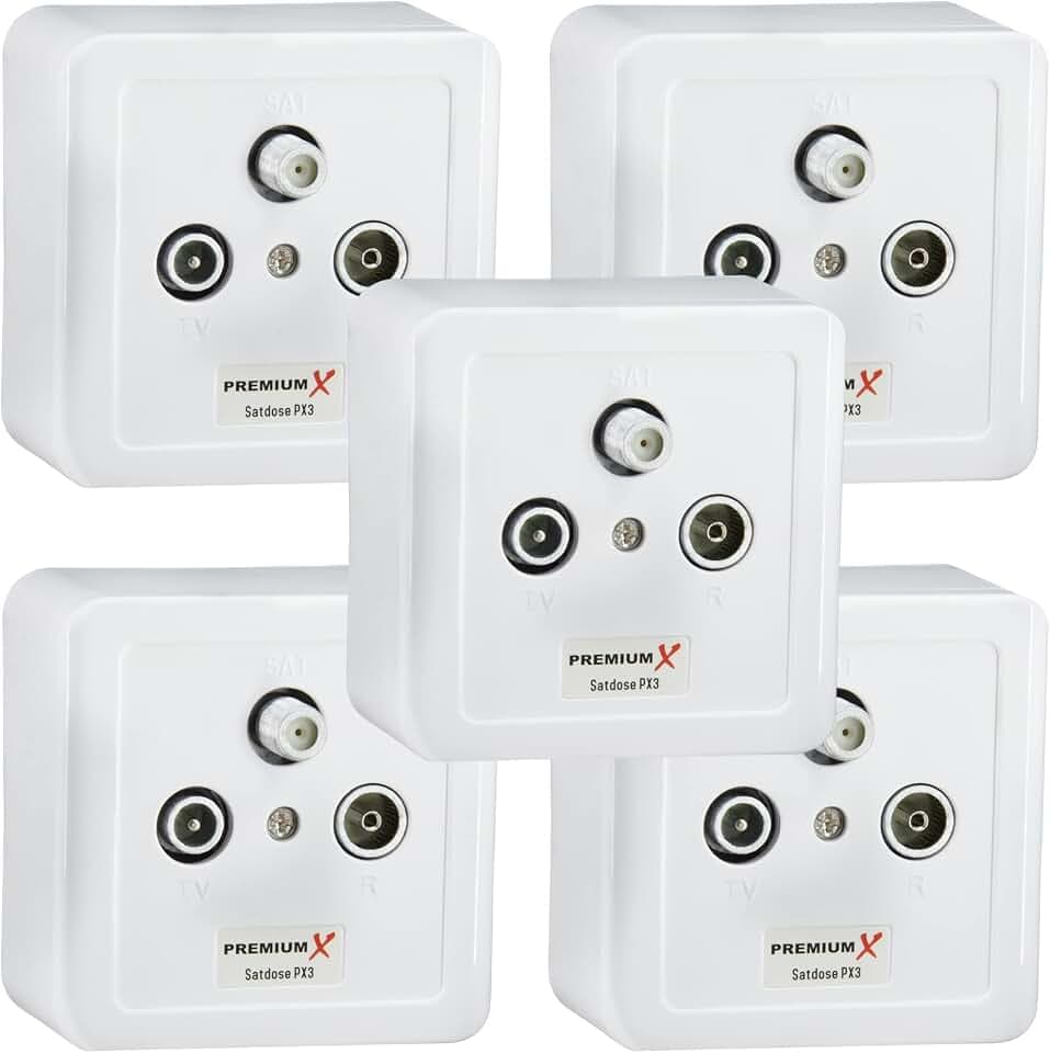Premium X 5X PX3 Antennendose 3-Fach Enddose Antennen-Dose Einzel
