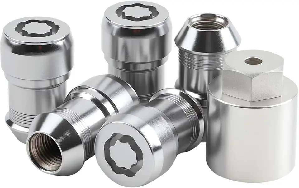 Wheel Lock Lug Nuts 82215711 Fit for Jeep 2018-2024 Wrangler Gladiator