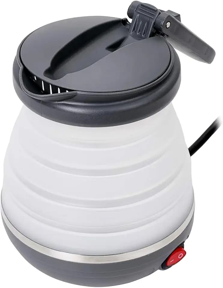 Adler AD 1279 Reisewasserkocher faltbar 0,6 L, Silikon Wasserkocher