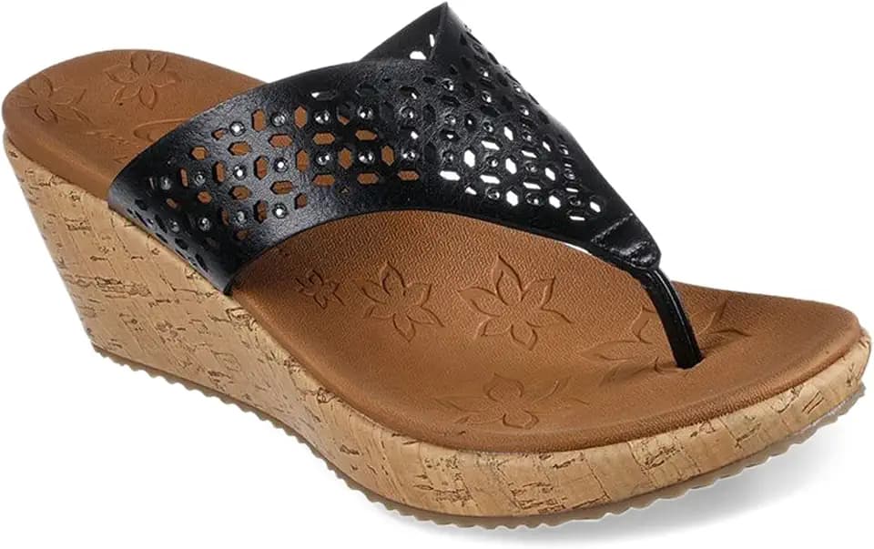 Skechers Damen Beverlee Pier Stroll Sandale