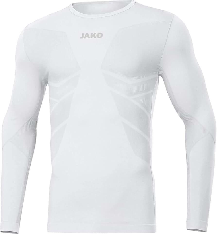 JAKO Funktionsshirt Unisex Longsleeve Comfort 2.0 I Bequeme Sportunterwäsche I Seamless & Bodyfit I Laufshirt Unisex langarm mit weichem Griff