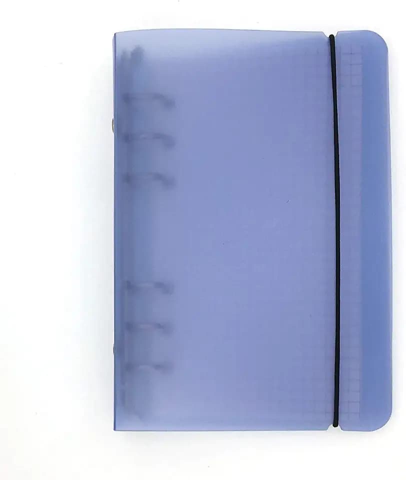 A6 / A5, 6 Löcher, farbig,Läufer Ringordner, Ordner für lose Blätter, Notizbuch, Nachfüllpackung, Bürobedarf, Ordner (Blue, A6 mini set)