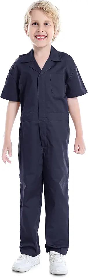 TOPTIE Kids Coverall Mechanic Halloween Costume Jumpsuit