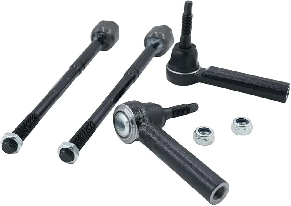 Front Inner & Outer Tie Rod End Kit 4PCS compatible with Chevrolet Silverado 1500 LD Tahoe Suburban, GMC Sierra 1500 Sierra 1500 Limited Yukon Yukon XL, for Cadillac Escalade ESV ES800948 EV800938