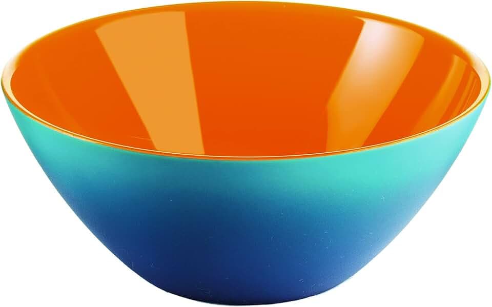 Guzzini - My Fusion, Schale, Schüssel - Azur/Orange, Ø20 x h8,5 cm | 1150 cc - 281420145