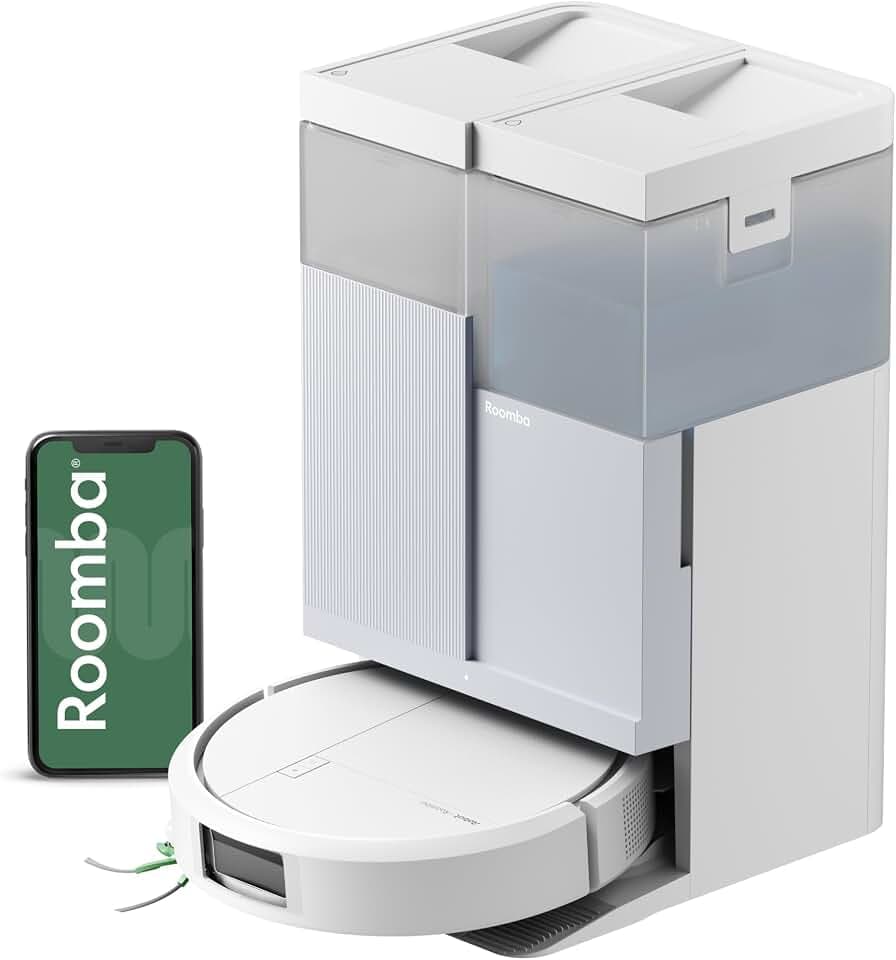 Roomba Plus 415 Saugroboter, AutoWash Basis, selbstreinigende Wischpads