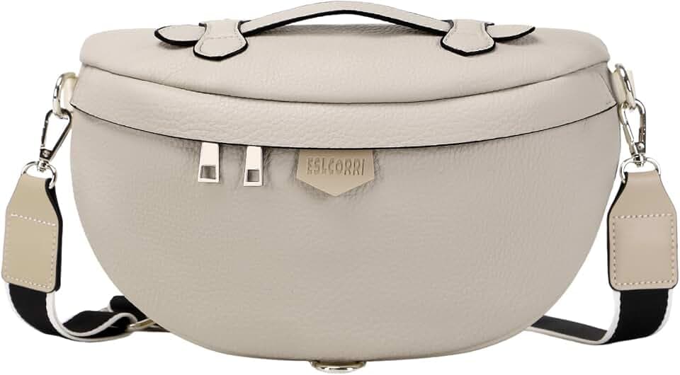 PU Leather Crossbody Bum Bags for Women Anti-theft Travel Fanny Pack