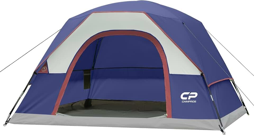 CAMPROS CP Tents for Camping 2/4/6 Person, Waterproof Windproof Dome Tent