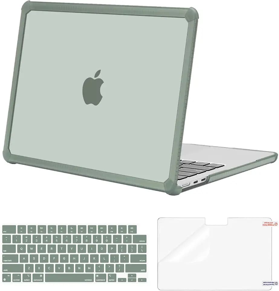 MOSISO Compatible with MacBook Air 13 inch Case M5 2026 M4 M3 M2 2025-2022