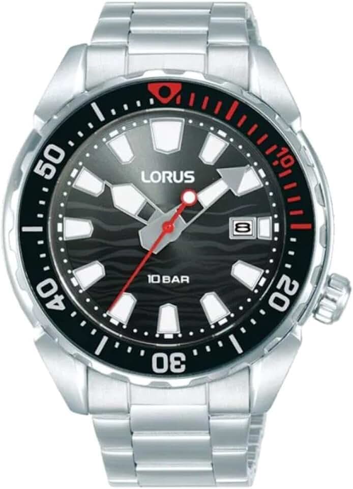 LORUS Herren Uhr Quarz Edelstahlgehäuse RH945RX9