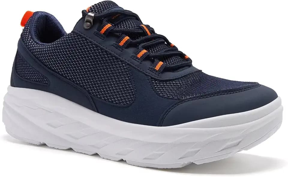 OrthoComfoot Men's Orthopedic Diabetic Comfortable Wide Walking Shoes