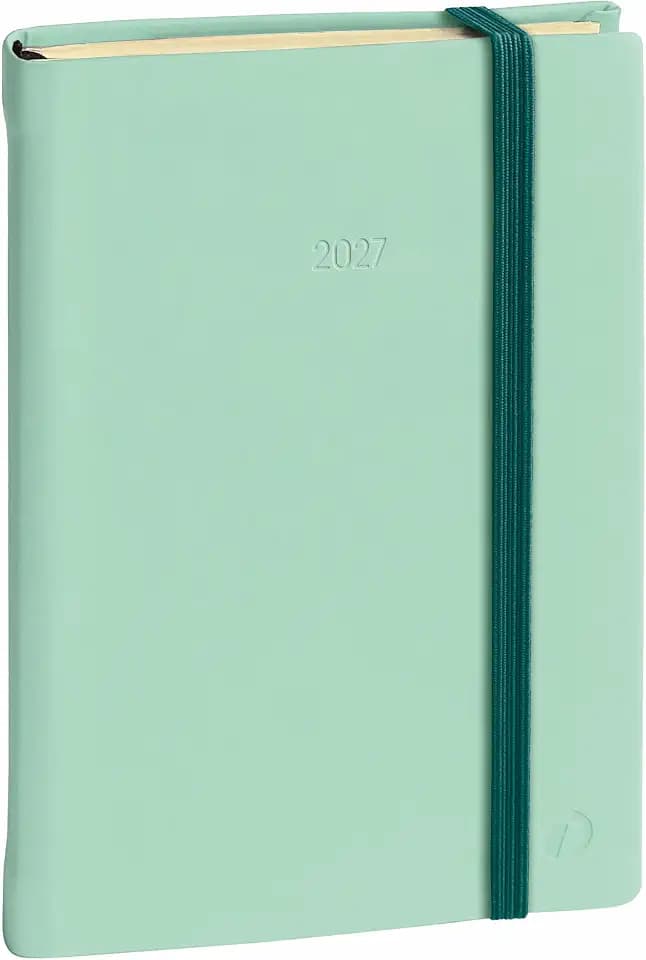 DAILY 21 PREST vz ML Silk grün El 2027: Kalender im Schreibtischformat