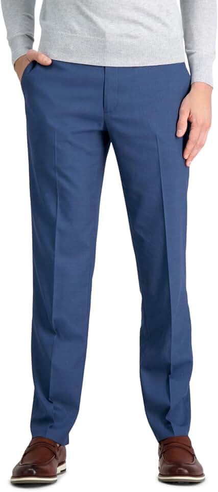 Haggar Men's JMH Straight Fit Dress Pant