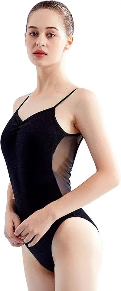 Daydance Camisole Tanztrikot für Damen, Baumwolle, Spaghettiträger, Ballett-Kostüme