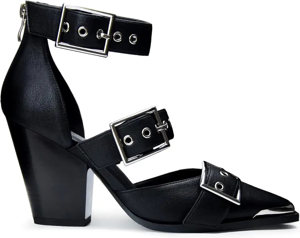 Western Heels for Women Closed Toe Wedges Shoes