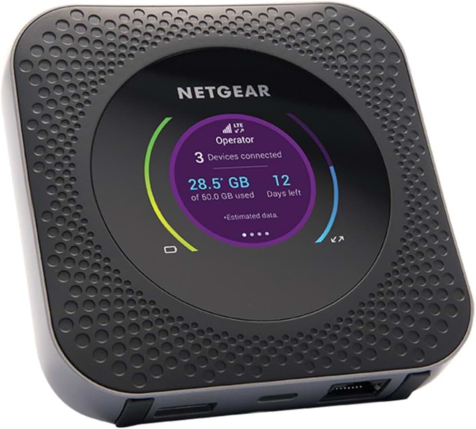 Netgear Nighthawk MR1100 4G LTE Mobile Hotspot Router (AT&T GSM Unlocked)(Steel Gray)