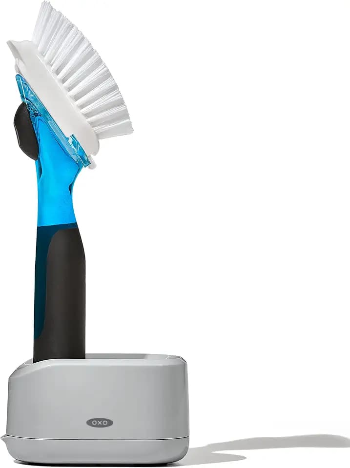 OXO Good Grips Soap Dispensing Dish Brush Storage Set