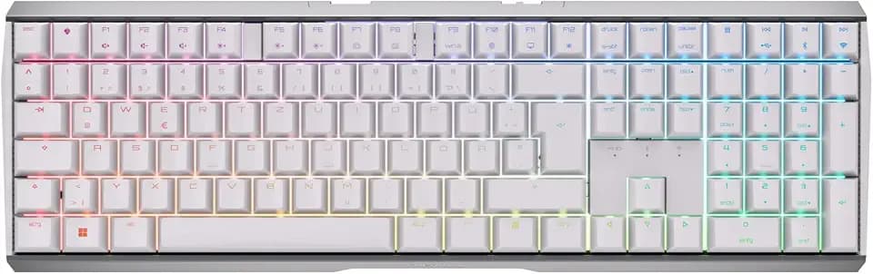 CHERRY MX 3.0S Wireless, Gaming-Tastatur, DE QWERTZ, MX2A RED, Weiß