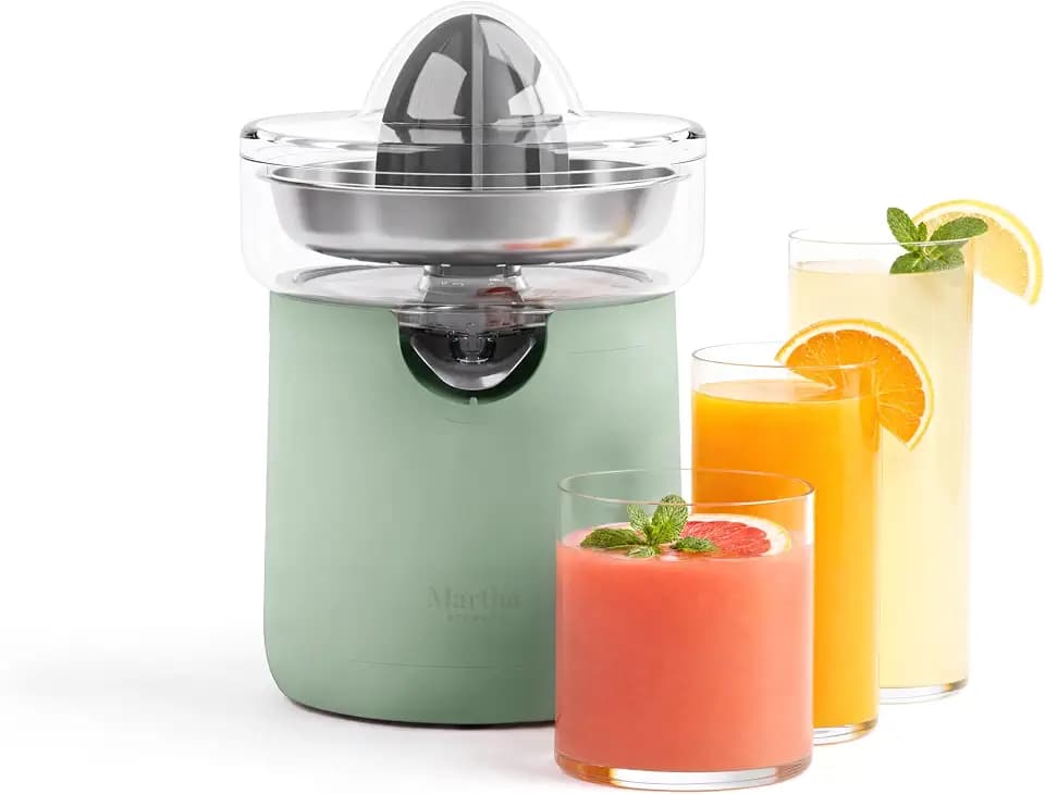 Martha Stewart Electric Citrus Juicer & Juice Extractor, Honeydew