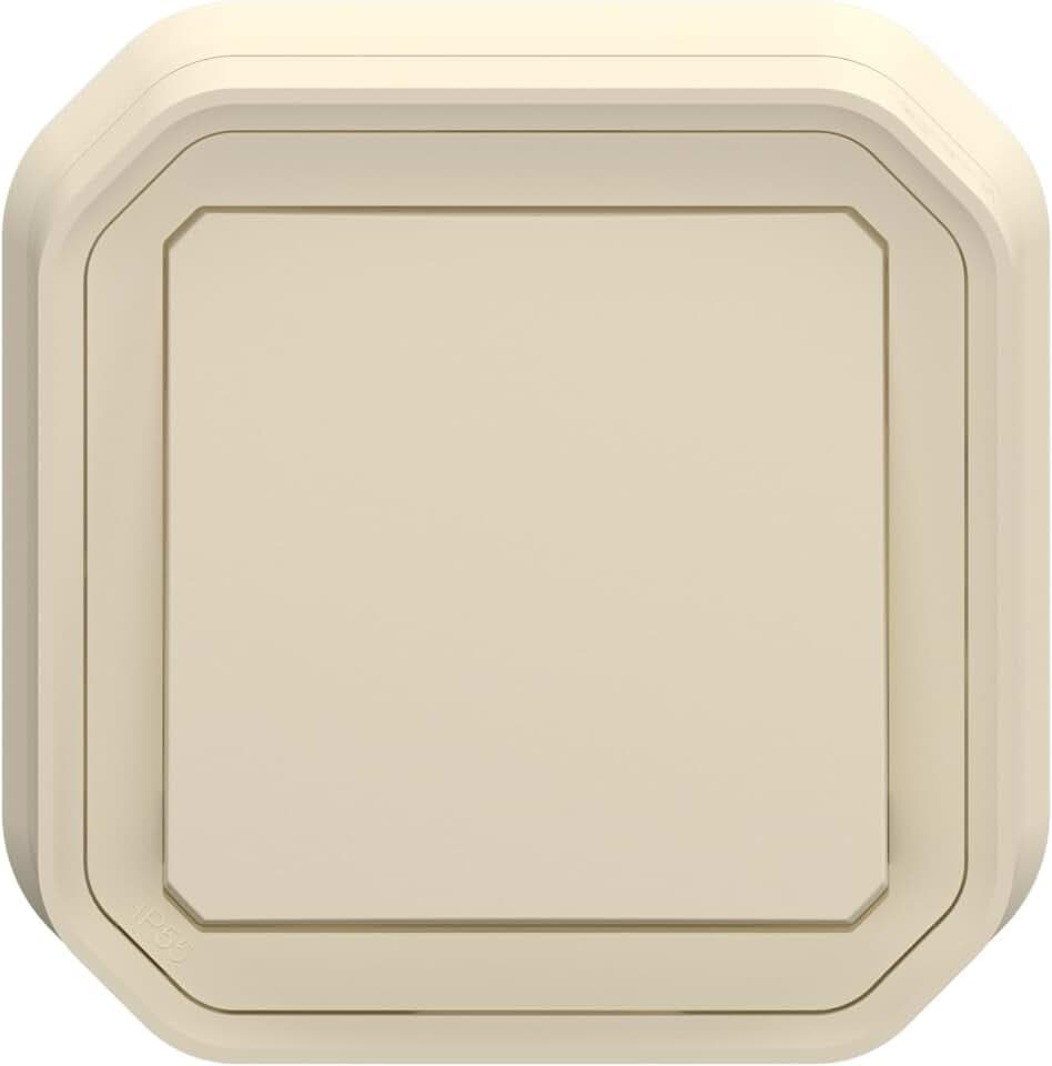 LEGRAND Wechselschalter, 10A, Plexo, weiß, IP55, IK08, 250V
