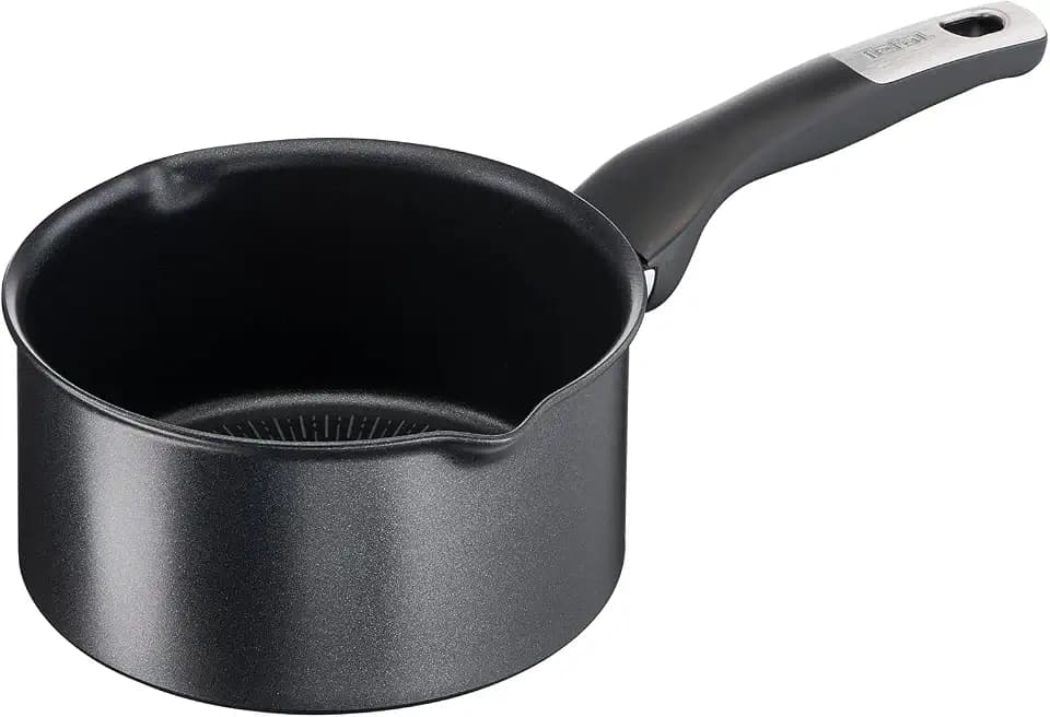 Tefal Unlimited Stielkasserolle 16 cm (1,5 l), Antihaftbeschichtung, kratzfest, leicht zu reinigende Beschichtung, Thermosignal, alle Herdarten einschließlich Induktion, Made in France G2552802