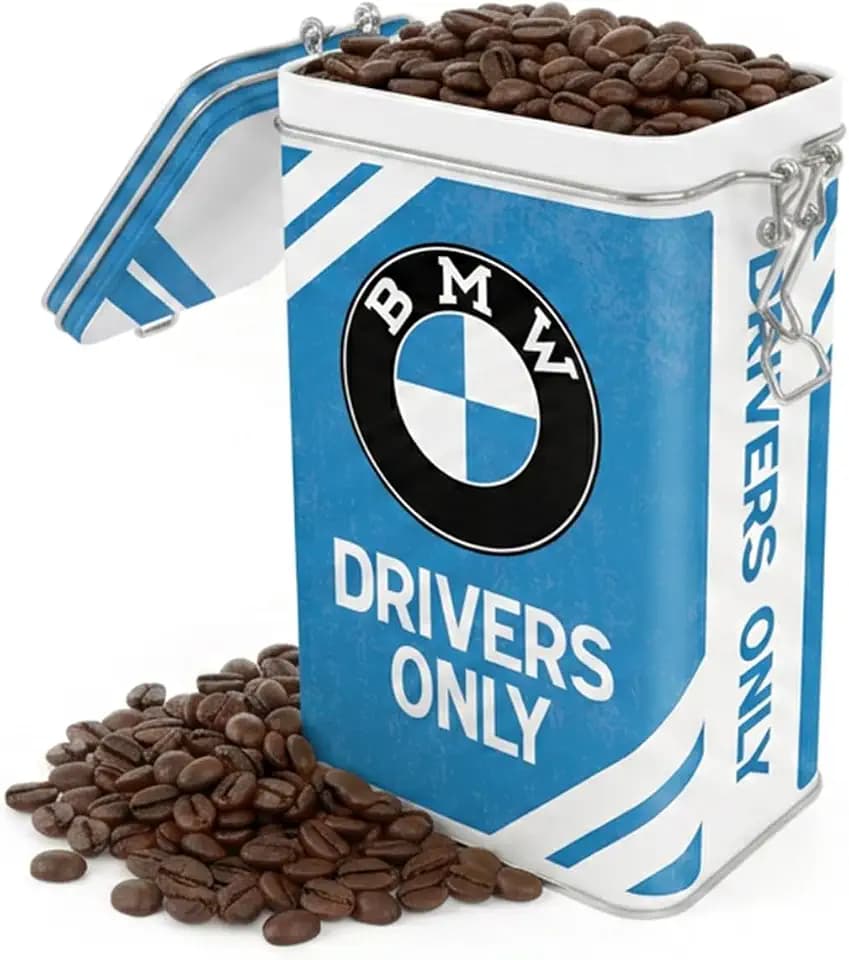 Nostalgic-Art Retro Kaffeedose, 1,3 l, BMW – Drivers Only