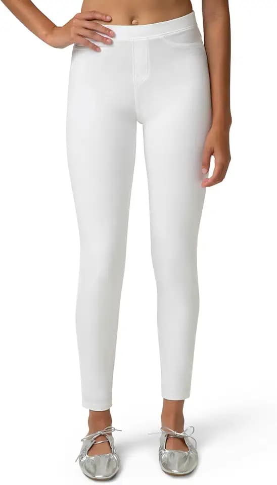 no nonsense Women's Stretch Denim Leggings with Pockets
