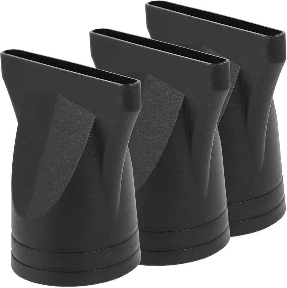 PACKOVE 3Er Set Haartrockner Diffusor Düse Aus Nylon Kunststoff Schwarz Für Haartrockner Mit 4.2-4.8 Cm Außendurchmesser Styling Zubehör Für Salon Und Zuhause