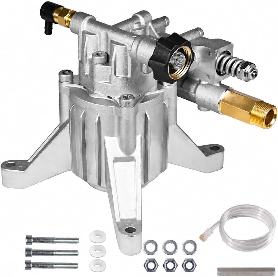 YAMATIC 3000 PSI 2.5 GPM Pressure Washer Pump, Vertical 7/8" Shaft
