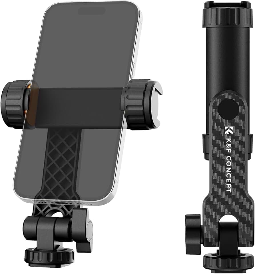 K&F CONCEPT Handy Stativ Adapter, 360° drehbare Handyhalterung