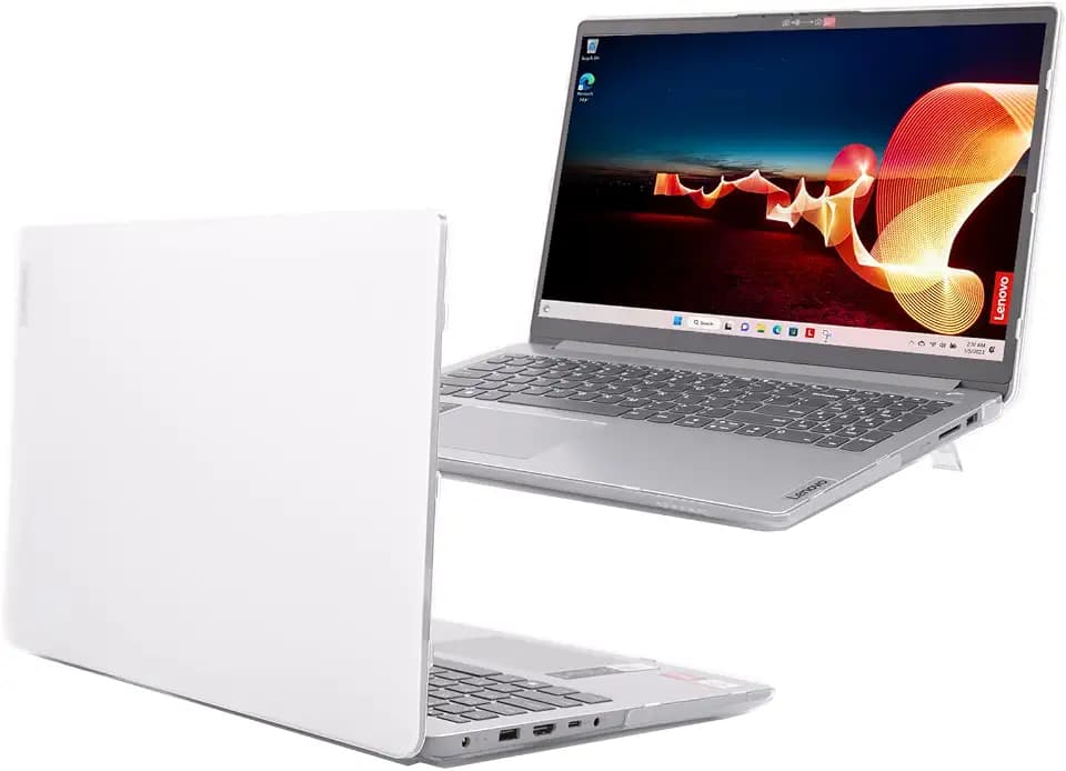 mCover Nur kompatibel mit Lenovo IdeaPad 1 Serie (15ADA7 / 15AMN7 / 15ALC7 / 15IAU7 / 15IAU7 / 15IGL7 / 15IGL7 / 15IJL7 / 15IRU7) Windows-Laptops (Nicht für andere Modelle geeignet), transparent