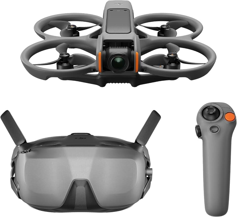 DJI Avata 2 Fly Smart Combo (ein Akku), FPV-Drohne mit Kamera 4K