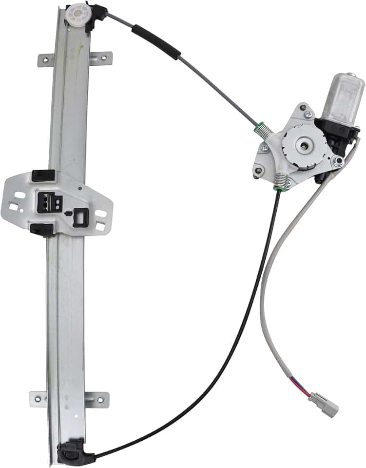 TRQ Front Right Power Window Regulator & Motor Assembly Passenger Side
