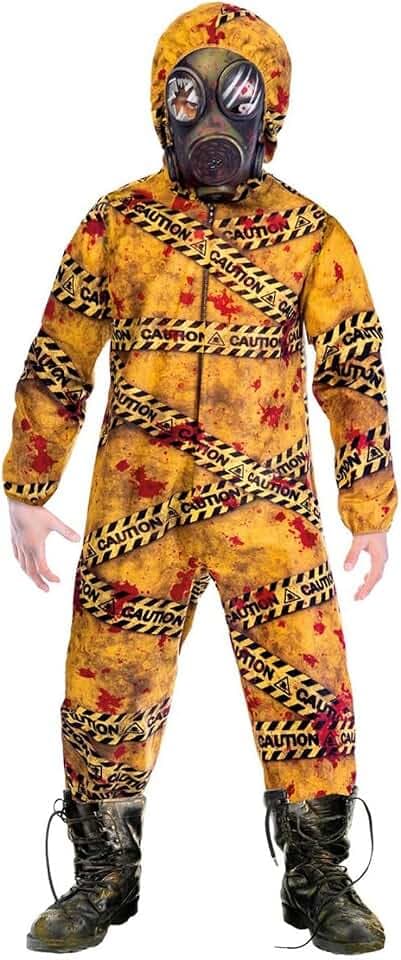 amscan Childs Biohazard Zombie Halloween Fancy Dress Costume